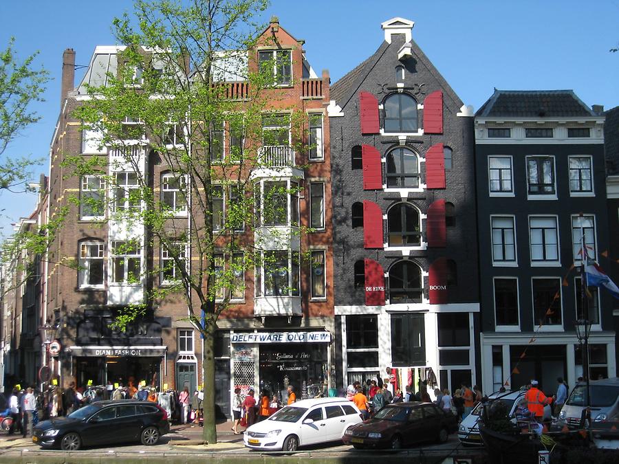 Amsterdam - Patrician Houses along a Gracht