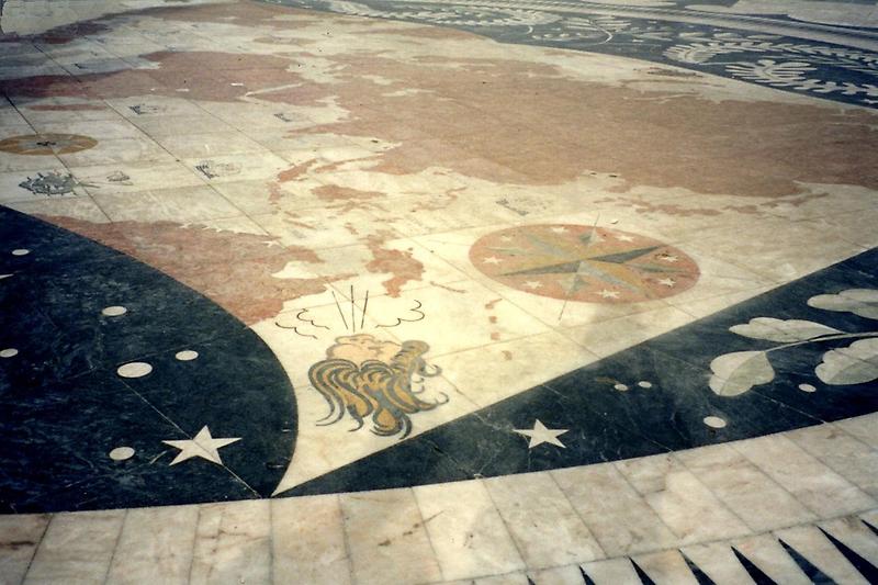 Mosaic at the base of the Monument