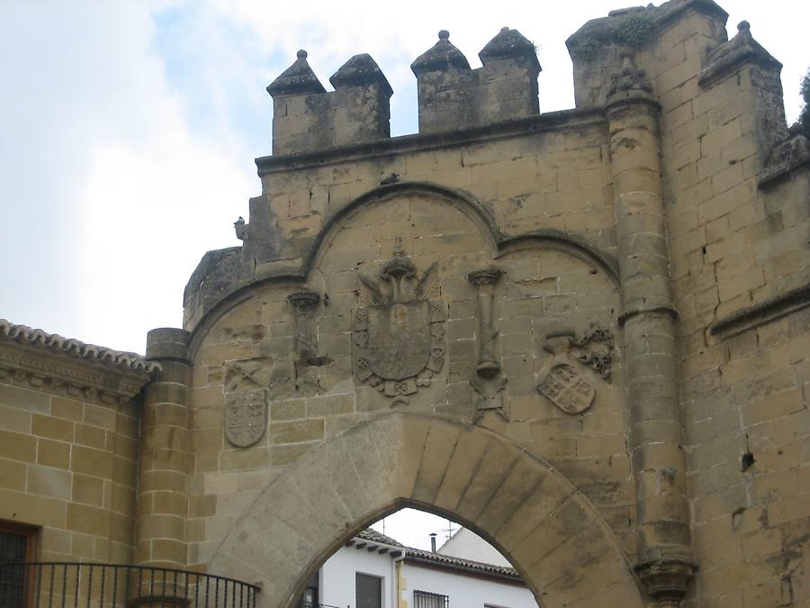 Baeza - Arco de Villalar mit Doppeladler