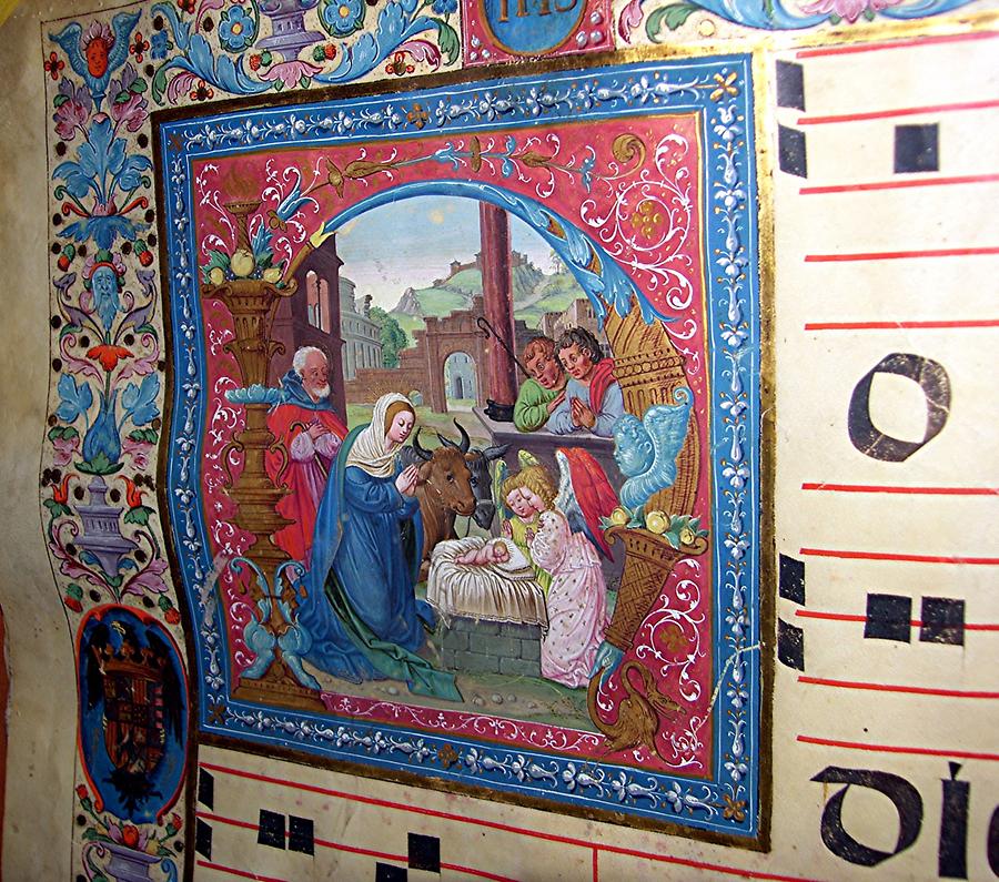 Granada – Cathedral - Choirbooks: the Nativity
