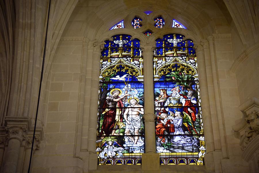 Burgos - Cathedral, Stained-Glass Window