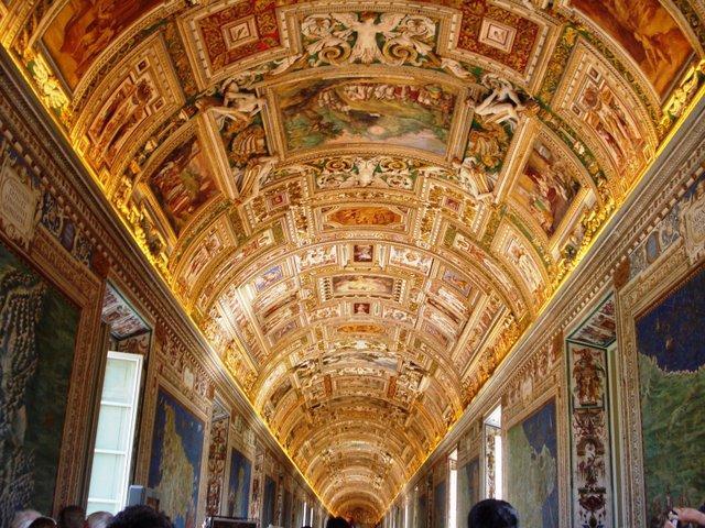 Ceiling of the Vatican Museum