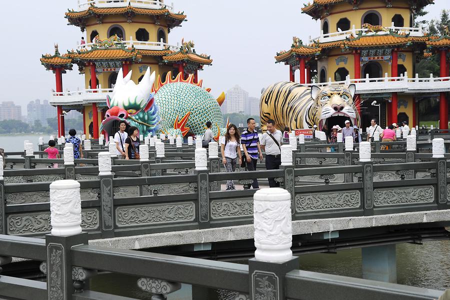 Twin Pagodas Lotus Pond