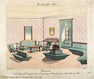 Gesellschaftssalon. 1834.