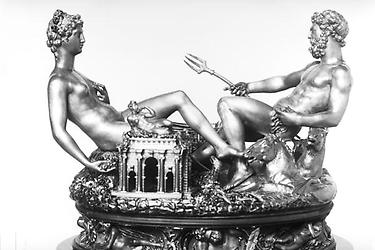 Cellini-Salzfaß, 1540 - 43, © Bildarchiv der ÖNB, Wien, für AEIOU