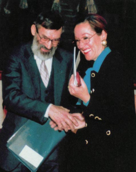 Wolfgang Kerber und Benita Ferrero-Waldner, 1997