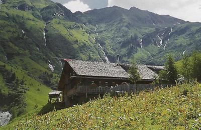 Die Bichlhütte auf der Kree-Alm bei Hüttschlag.
