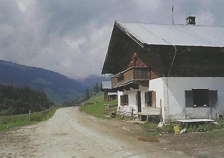 Stinkmoos-Alm auf dem Weg zur Lacken-Alm