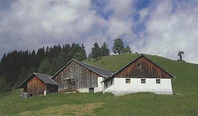 Am „Alphütten-Rundwanderweg Schetteregg' liegen die Untere und Obere Falz-Alpe., © Willi Senft