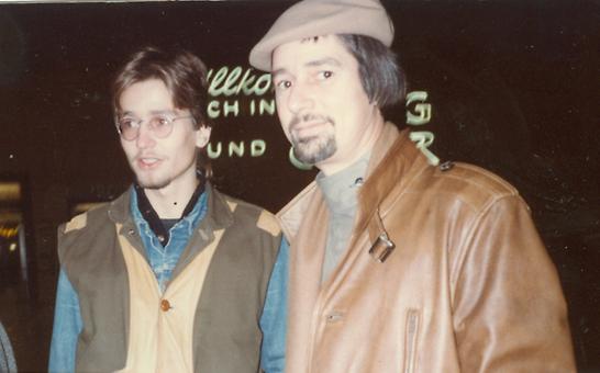 Peter Stöger mit Sohn Marcus, 1984