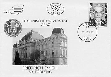 Sonderpostbrief Friedrich Emich