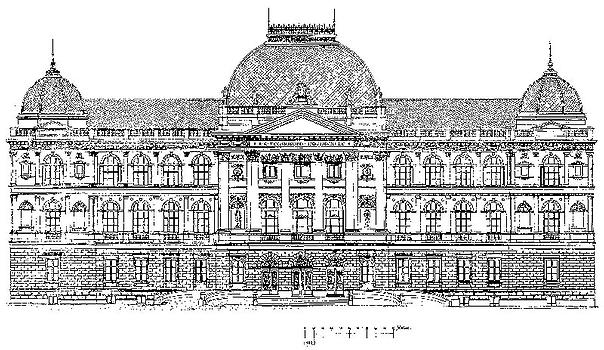 Hauptfassade der Alten Technik