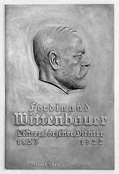 Ehrentafel für Ferdinand Wittenbauer