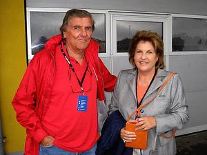 Anneliese Abarth und Hannes Ortner, den versierte Leute im Rang von Jochen Rindt und Niki Lauda sehen.