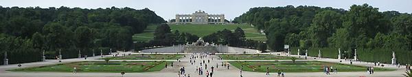 Schlosspark Schoenbrunn Panorama