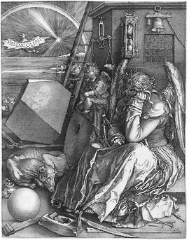 Melancholia I., Kupferstich, 1514