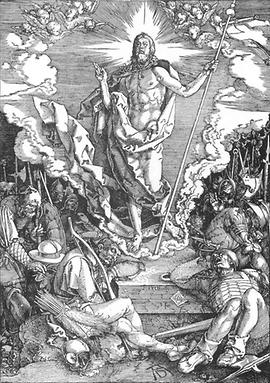 Auferstehung Christi - Große Passion, Holzschnitt, 1510