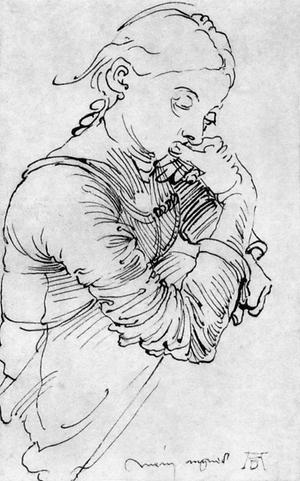 Agnes Dürer, Ehefrau des Künstlers, 1494