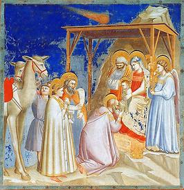 Giotto di Bondone, Anbetung der Könige, 1303