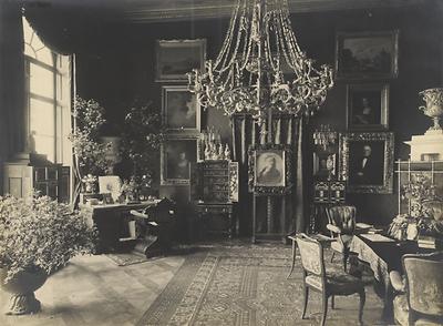 Innenansicht der Villa Wertheimstein, 1912