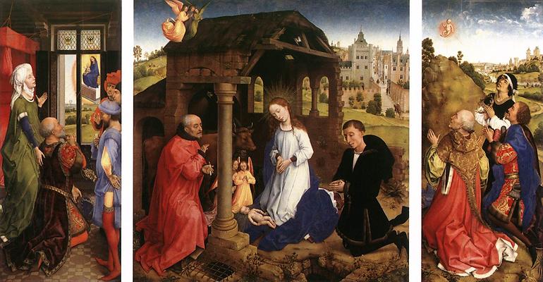 Rogier van der Weyden, 'Bladelin-Altar' bzw. 'Middelburger Altar', um 1444