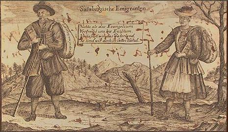 Salzburger Exulanten, um 1732
