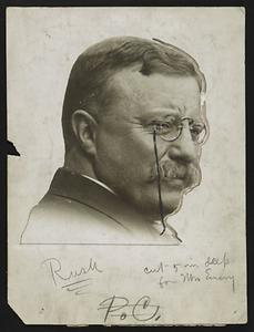 US-Präsident Theodore Roosevelt, 1908 (?)