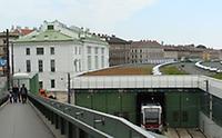 Foto: Doris Wolf, 2010; U-Bahn-Station Michelbeuern-AKH