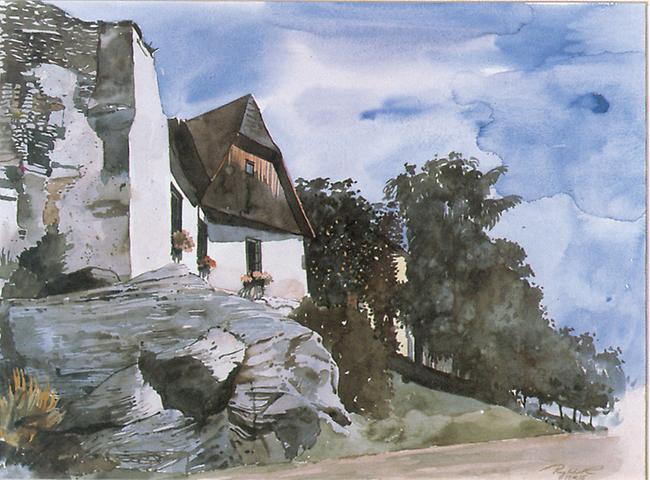 Bild 'Dürnstein,_Donaulände_1986-18_'