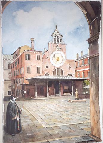 Bild 'Venedig_-_Kirche_am_Rialto_mit_Dottore_2000-24_korr'