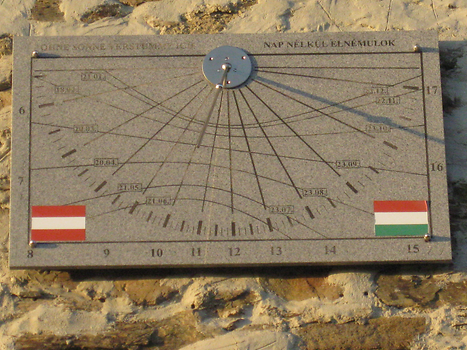 Geschriebenstein - Aussichtsturm, Sonnenuhr