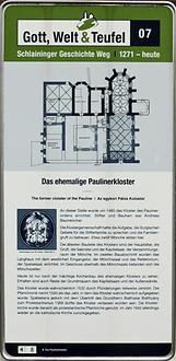 Beschreibung der Kirche und des ehemalige Paulinerklosters