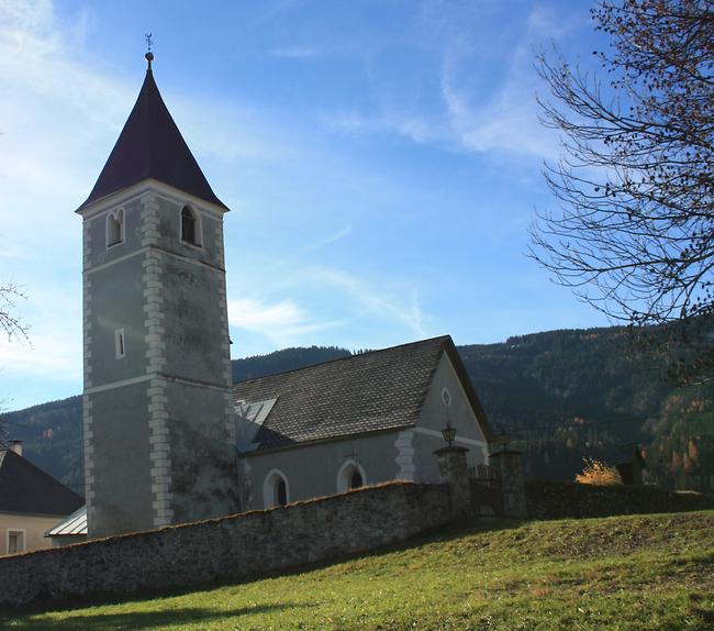 Katholische Pfarrkirche in Weißbriach