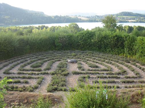 St. Georgen am Längsee Labyrinth im Stiftgarten