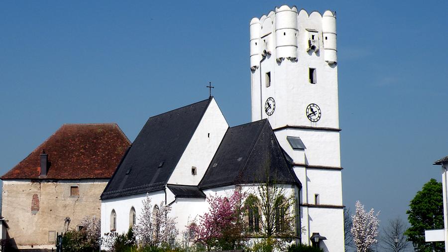 Schloss und Kirche Arbing