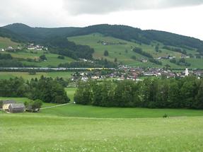 Blick auf Oberwang