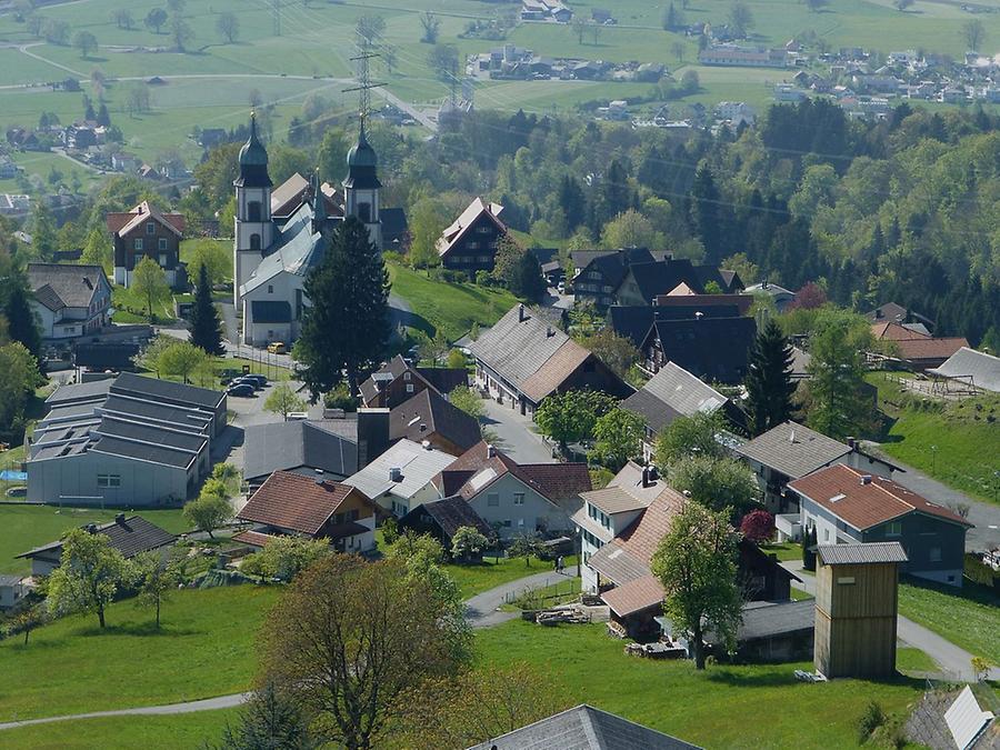 Blick auf den Ortsteil Dorf