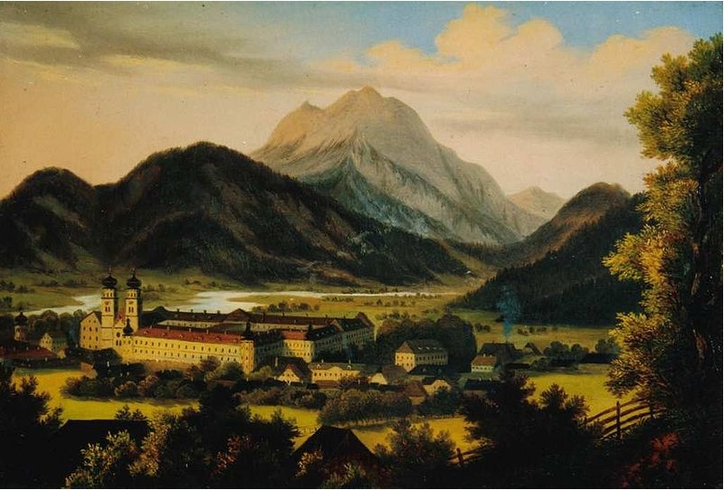 Anton Schiffer, Admont um 1840, Öl auf Holz