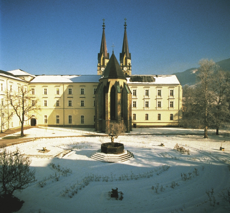 Admont im Winter. Foto: Österreich Werbung / Trumler