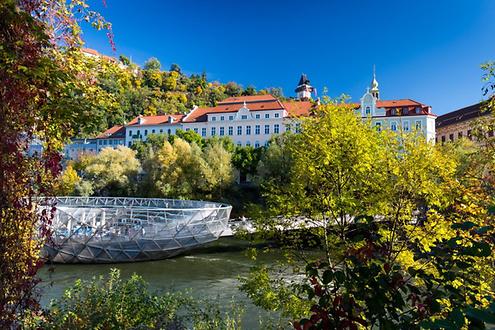 Murinsel im Herbst