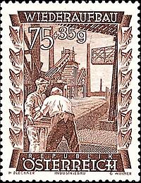 Briefmarke Industriebau