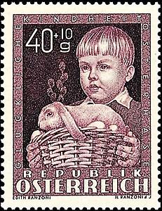 Briefmarke Osterhase