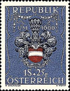 Briefmarke Staatwappen 1600