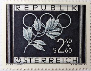 Briefmarke,Olympische Spiele 1952