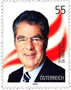 Sonderbriefmarke Heinz Fischer