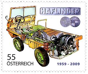 Briefmarke, Steyr Puch Haflinger