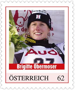 Briefmarke,Brigitte Obermoser