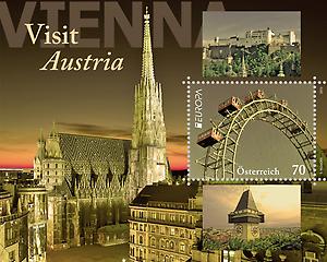 Briefmarke, Visit Austria