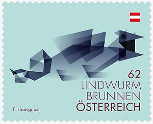 Briefmarke, Lindwurmbrunnen