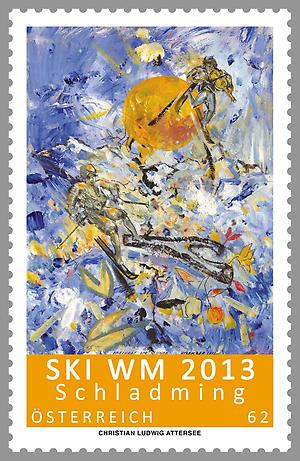 Briefmarke, Ski-WM 2013
